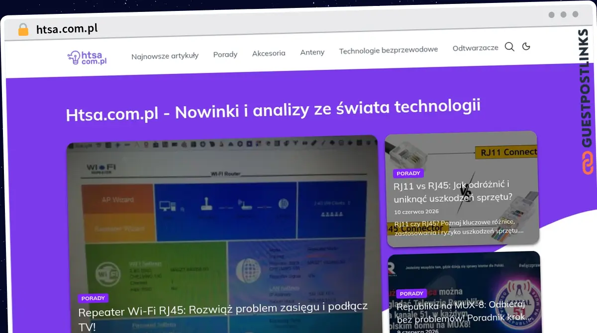 Publish Guest Post on htsa.com.pl