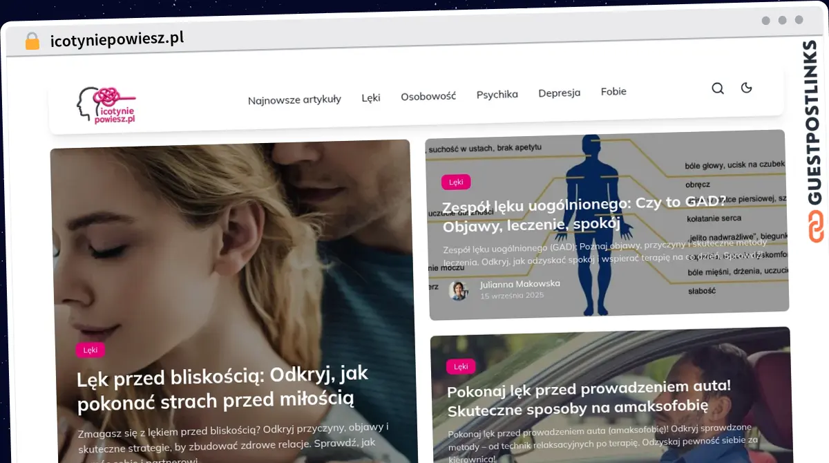 Publish Guest Post on icotyniepowiesz.pl