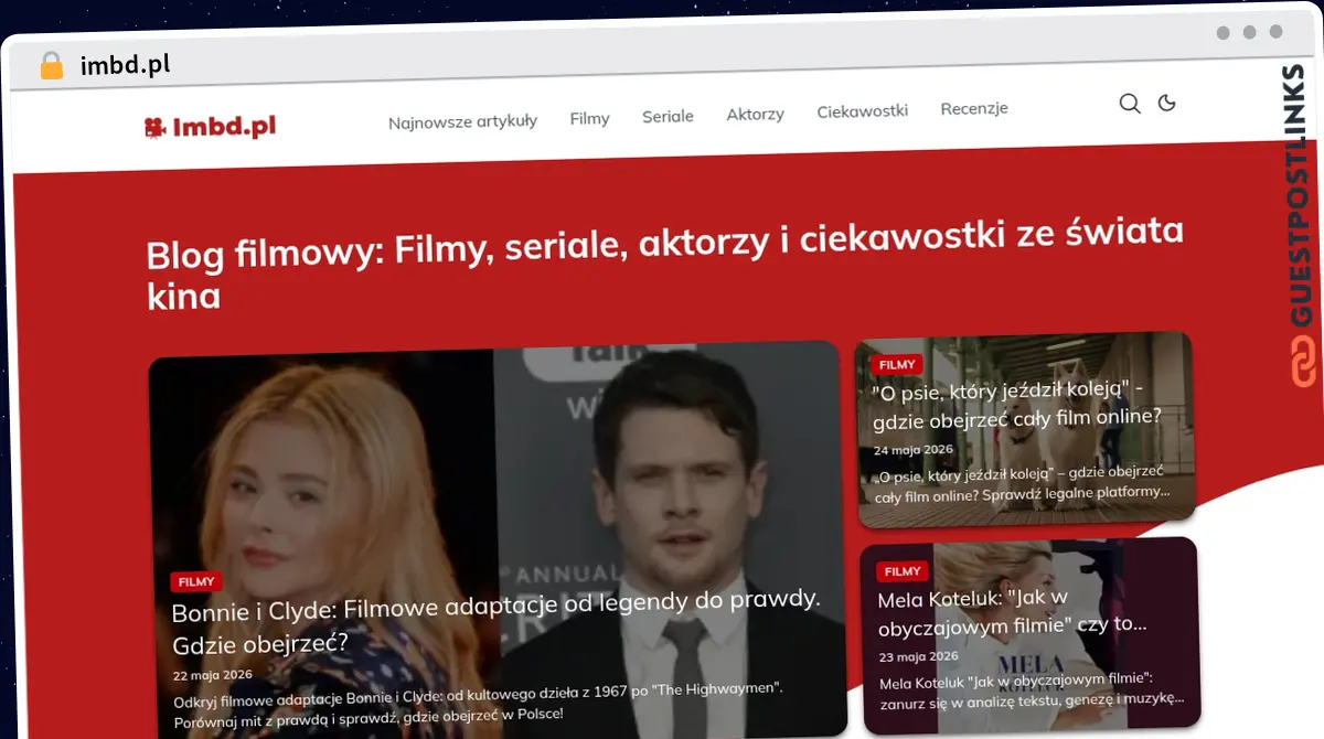 Publish Guest Post on imbd.pl