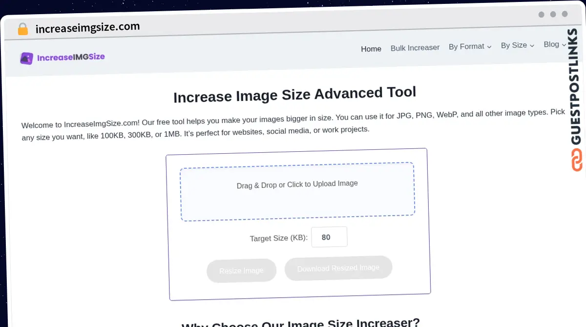 Publish Guest Post on increaseimgsize.com