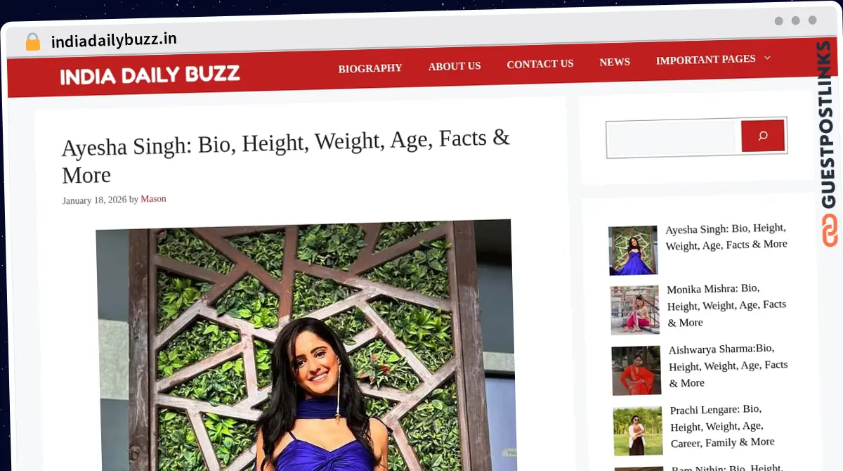 Publish Guest Post on indiadailybuzz.in