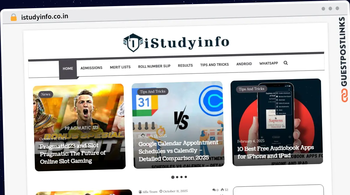 Publish Guest Post on istudyinfo.co.in