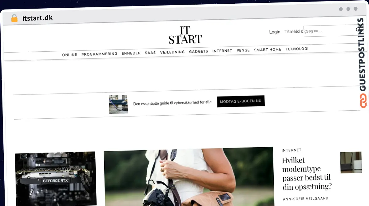 Publish Guest Post on itstart.dk
