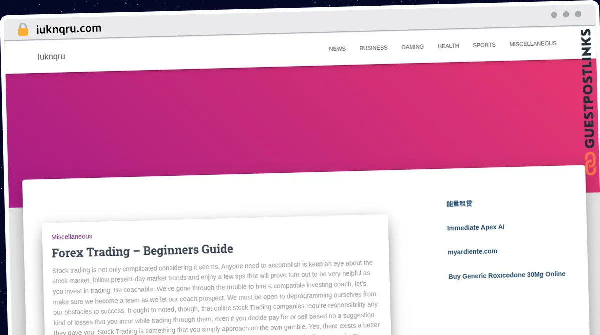 Publish Guest Post on iuknqru.com