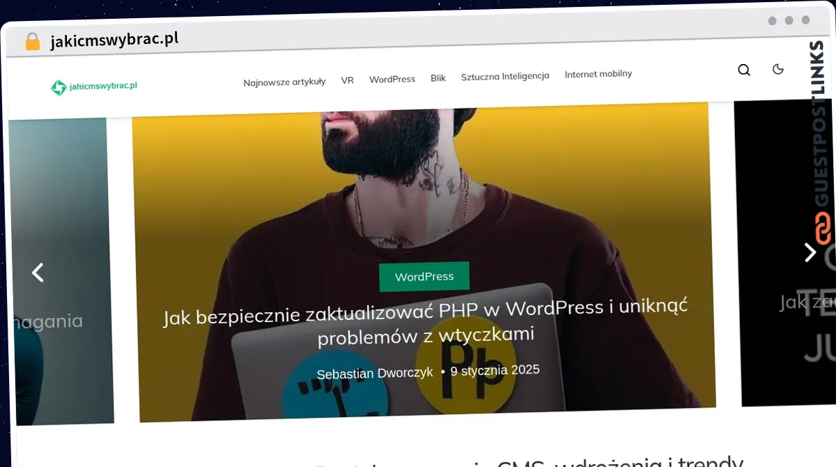 Publish Guest Post on jakicmswybrac.pl