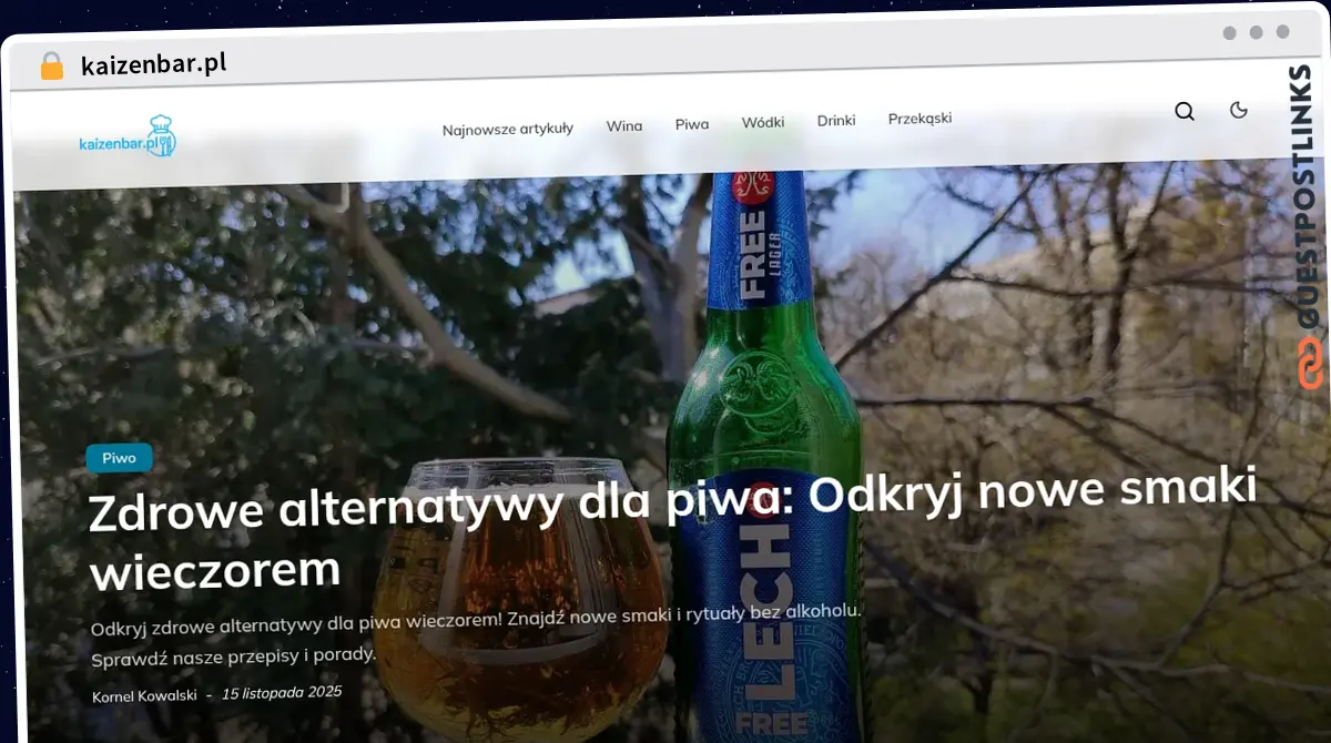 Publish Guest Post on kaizenbar.pl