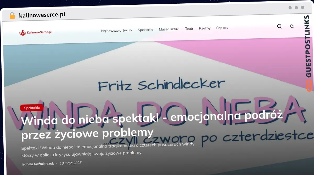 Publish Guest Post on kalinoweserce.pl