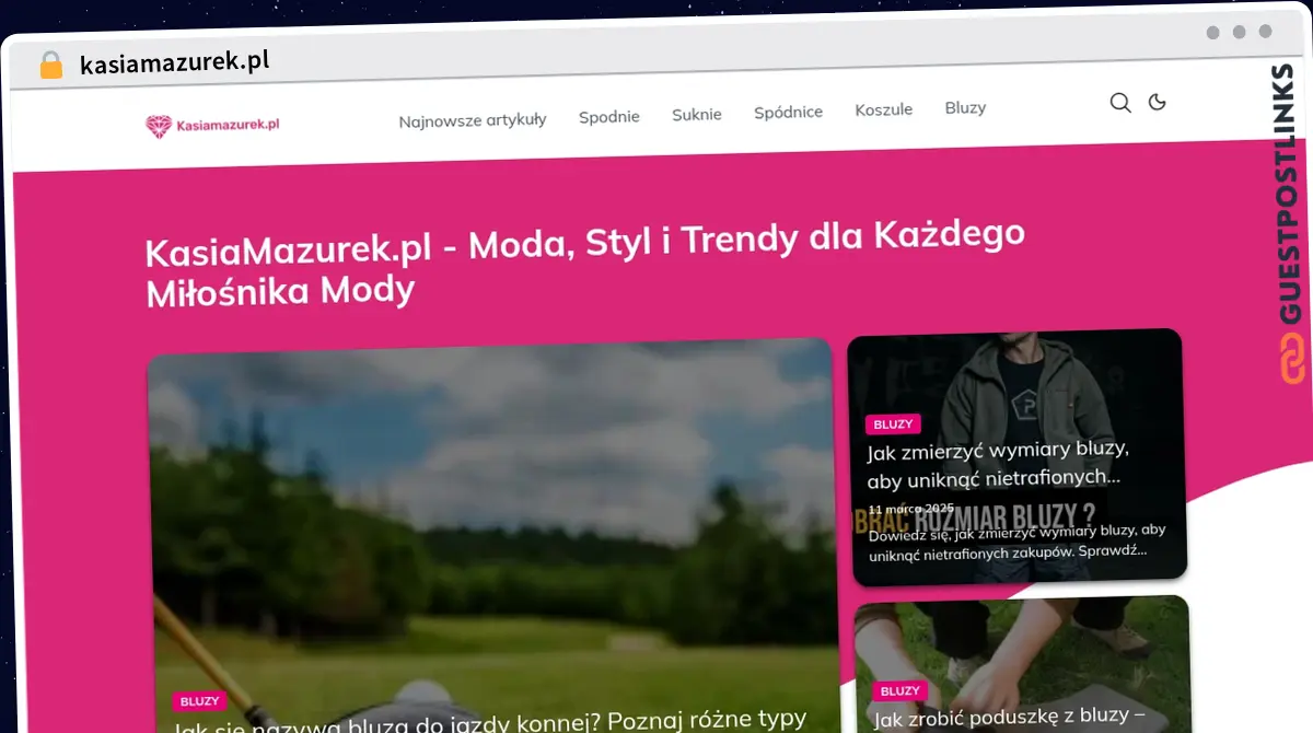 Publish Guest Post on kasiamazurek.pl