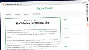 Publish Guest Post on kinglearbroadway.us