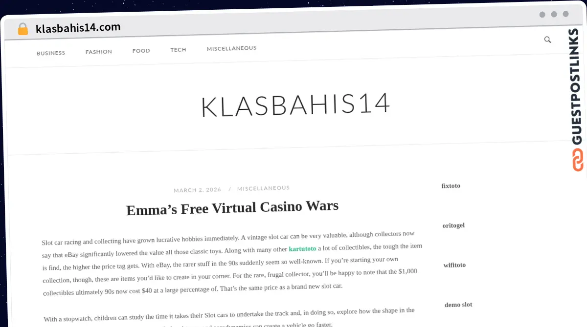 Publish Guest Post on klasbahis14.com