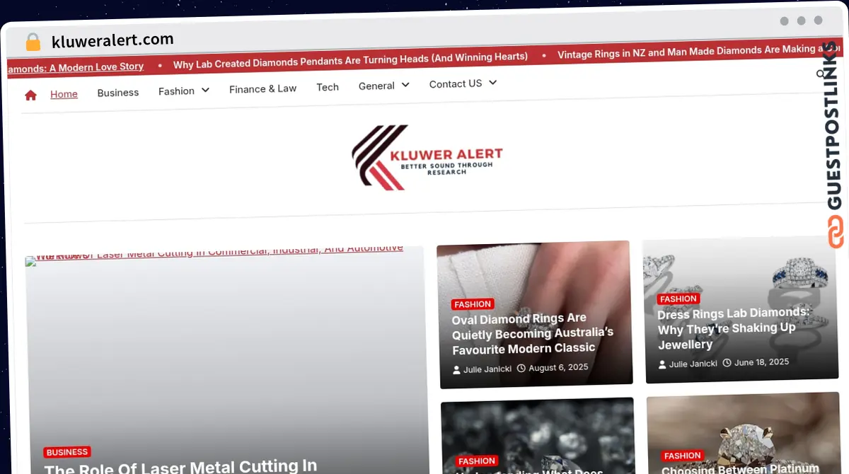 Publish Guest Post on kluweralert.com