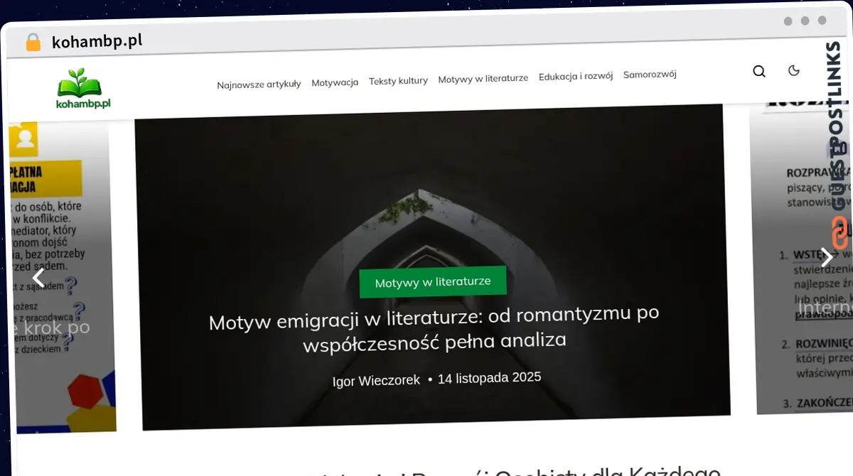 Publish Guest Post on kohambp.pl