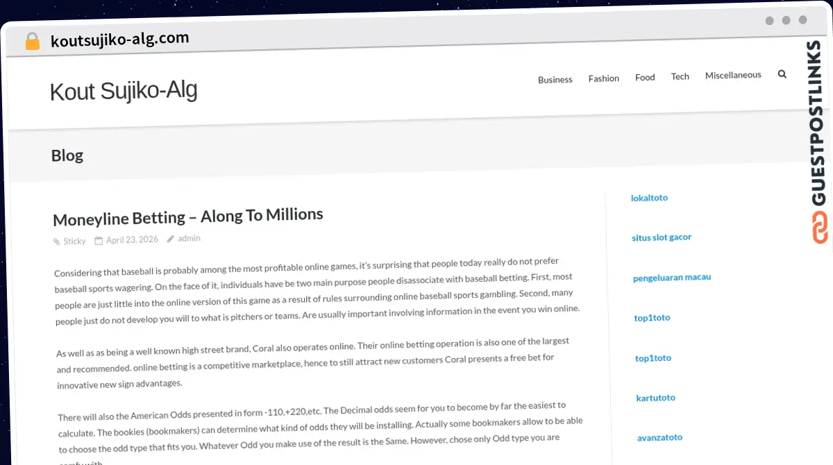 Publish Guest Post on koutsujiko-alg.com