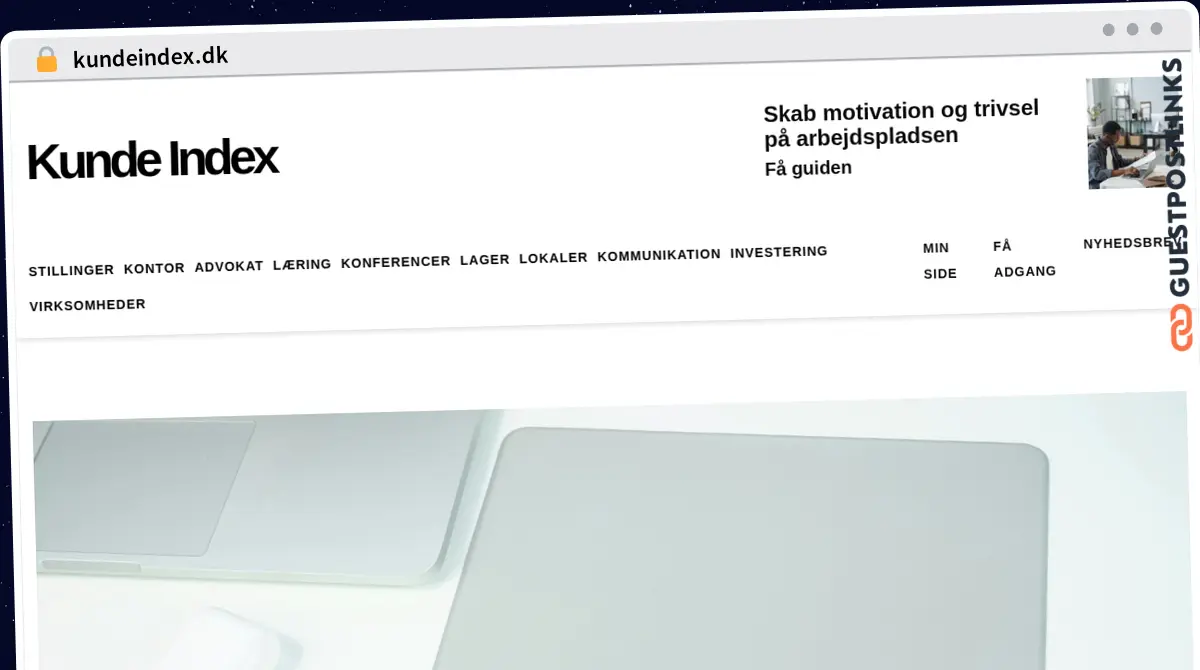 Publish Guest Post on kundeindex.dk