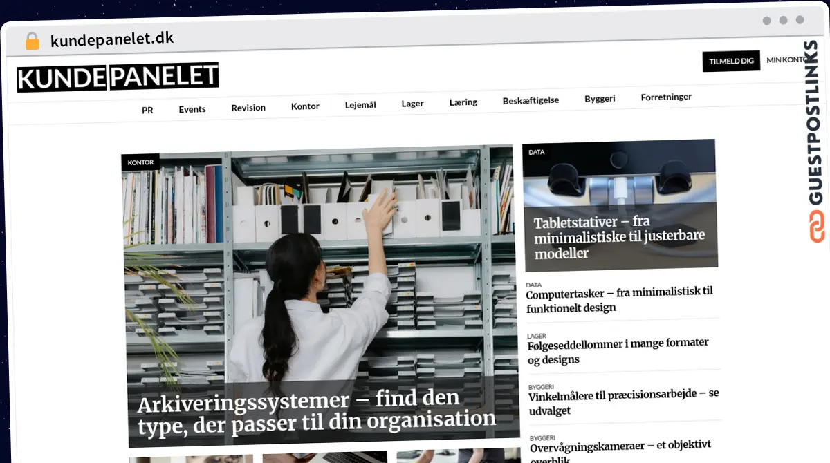 Publish Guest Post on kundepanelet.dk