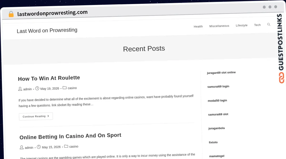 Publish Guest Post on lastwordonprowresting.com