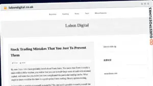 Publish Guest Post on lobondigital.co.uk