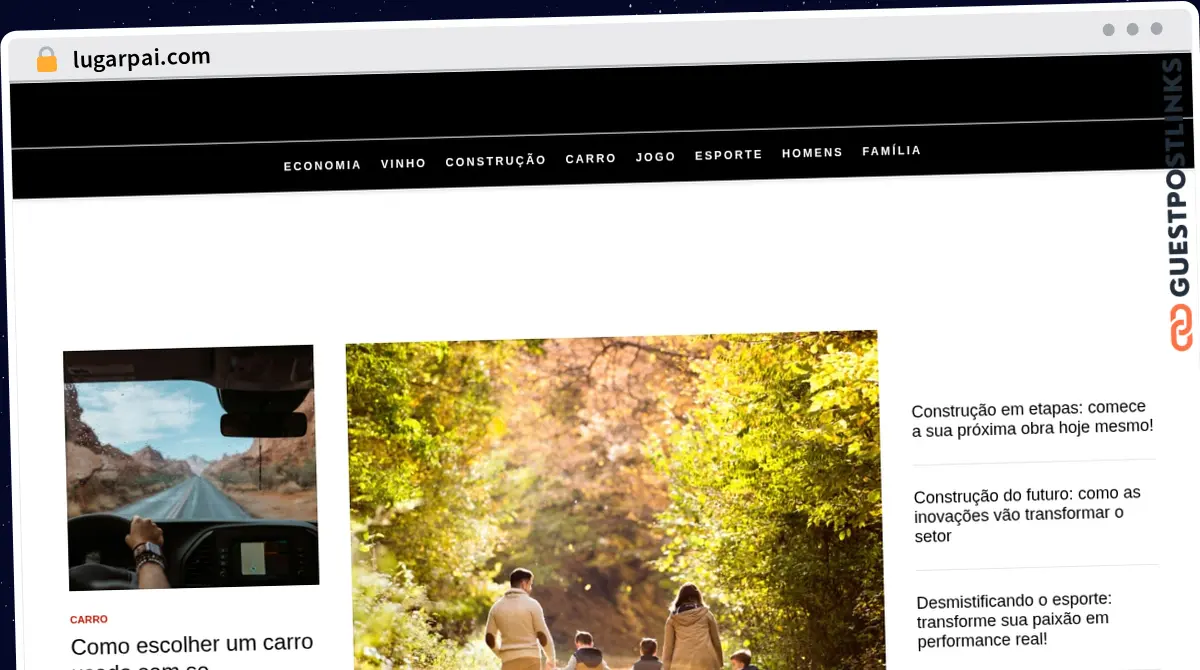 Publish Guest Post on lugarpai.com