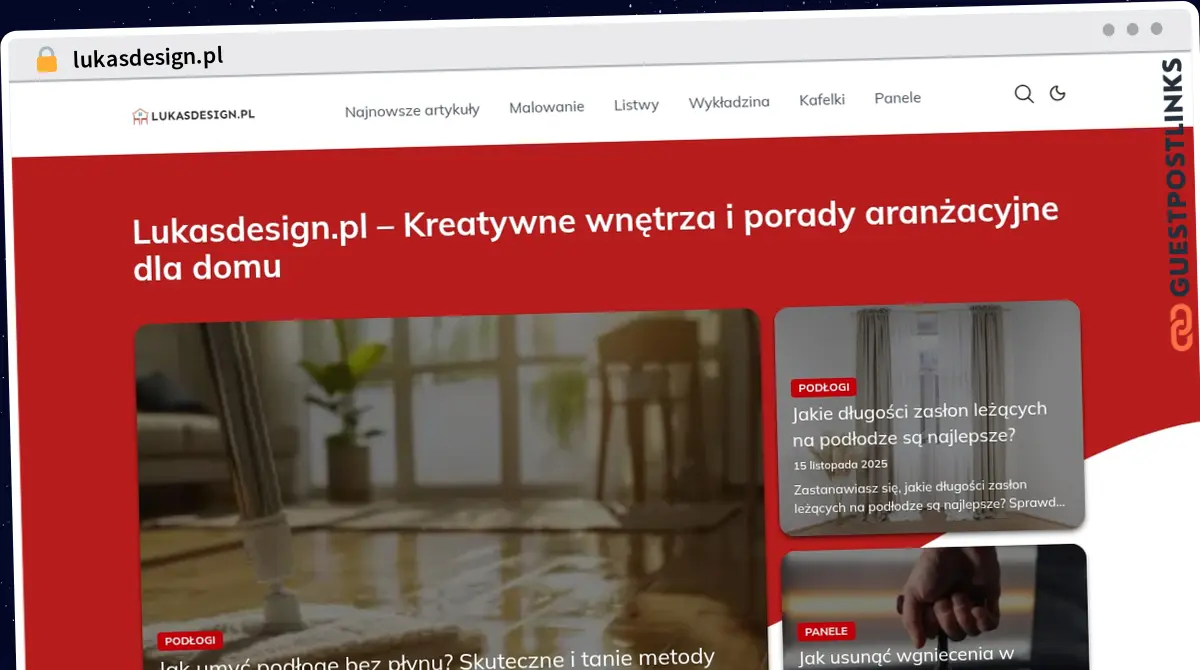 Publish Guest Post on lukasdesign.pl