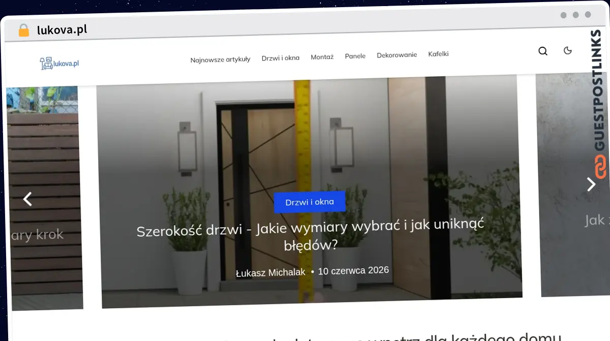Publish Guest Post on lukova.pl