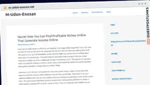 Publish Guest Post on m-udon-enosan.net