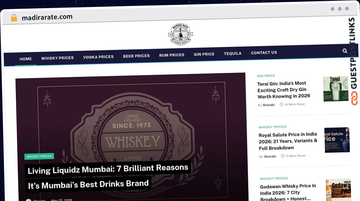 Publish Guest Post on madirarate.com