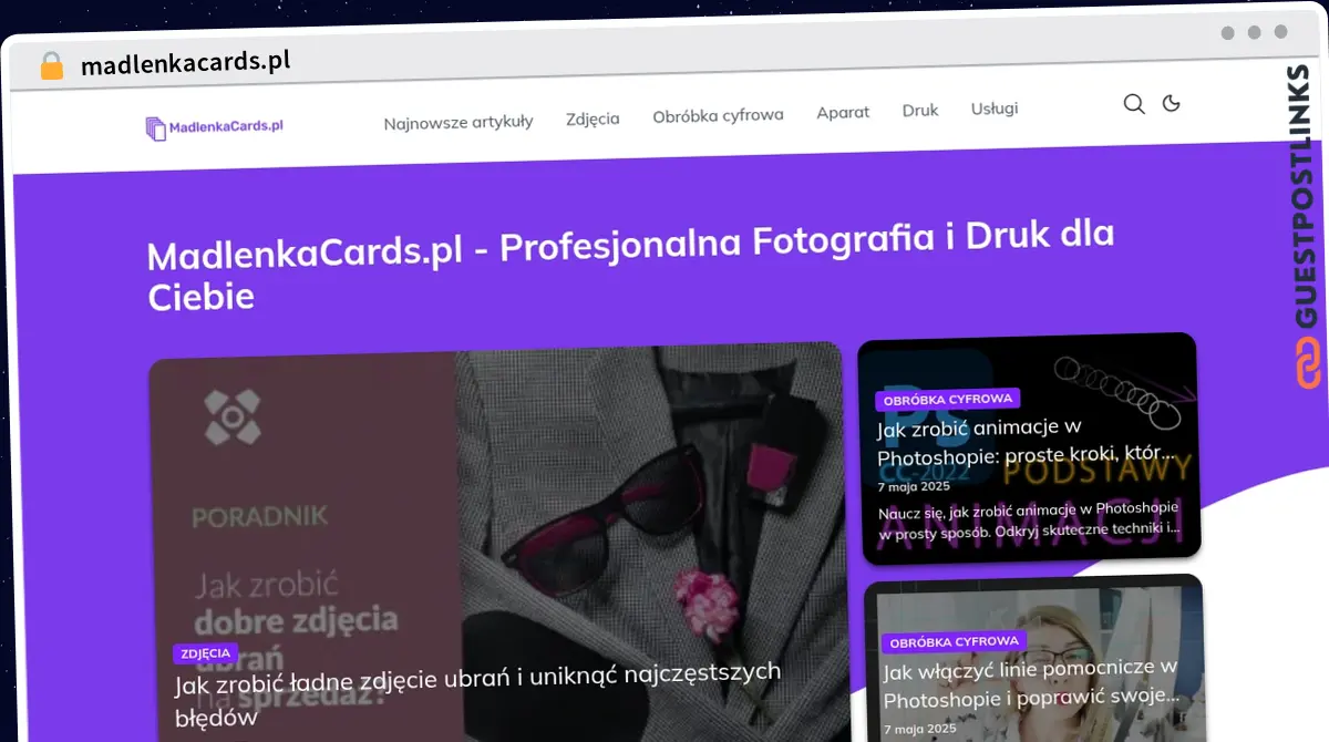 Publish Guest Post on madlenkacards.pl