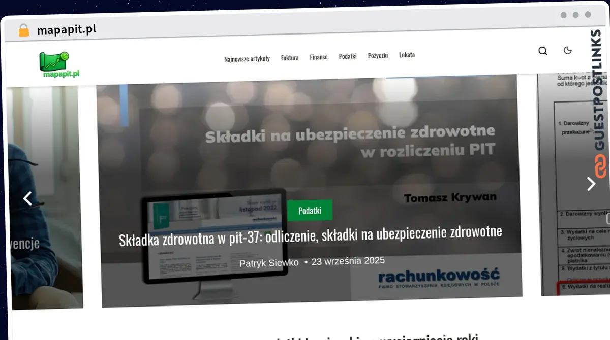 Publish Guest Post on mapapit.pl