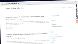 Publish Guest Post on maximilianmutzke.de