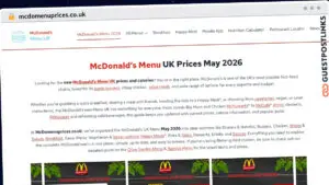 Publish Guest Post on mcdomenuprices.co.uk