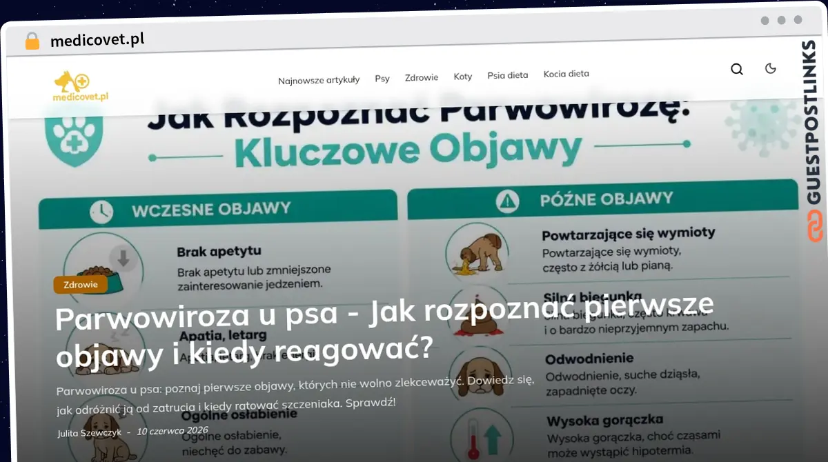 Publish Guest Post on medicovet.pl
