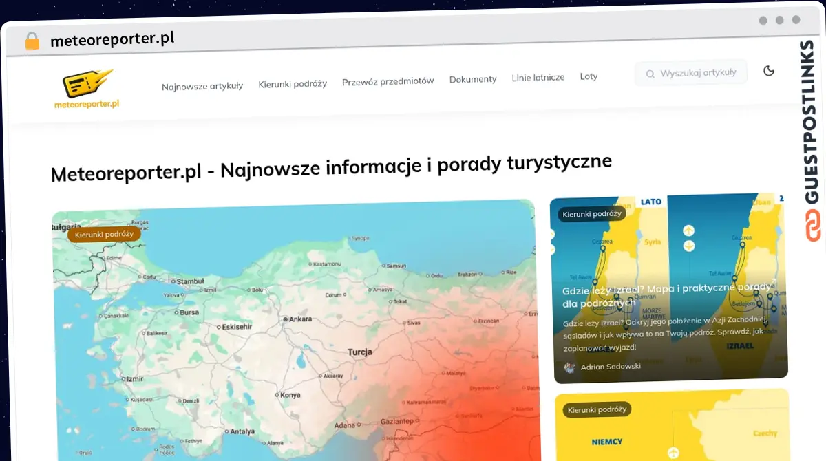 Publish Guest Post on meteoreporter.pl