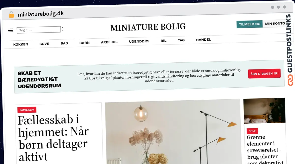 Publish Guest Post on miniaturebolig.dk