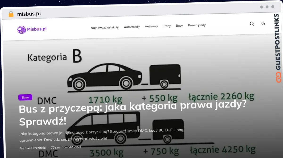 Publish Guest Post on misbus.pl