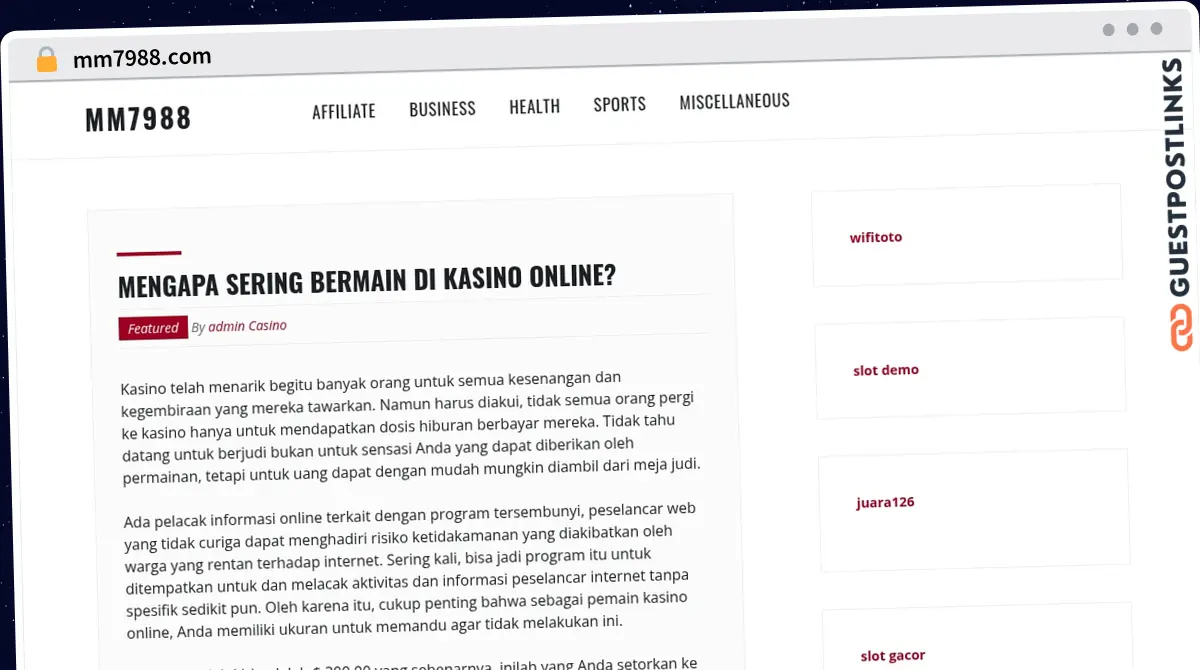 Publish Guest Post on mm7988.com