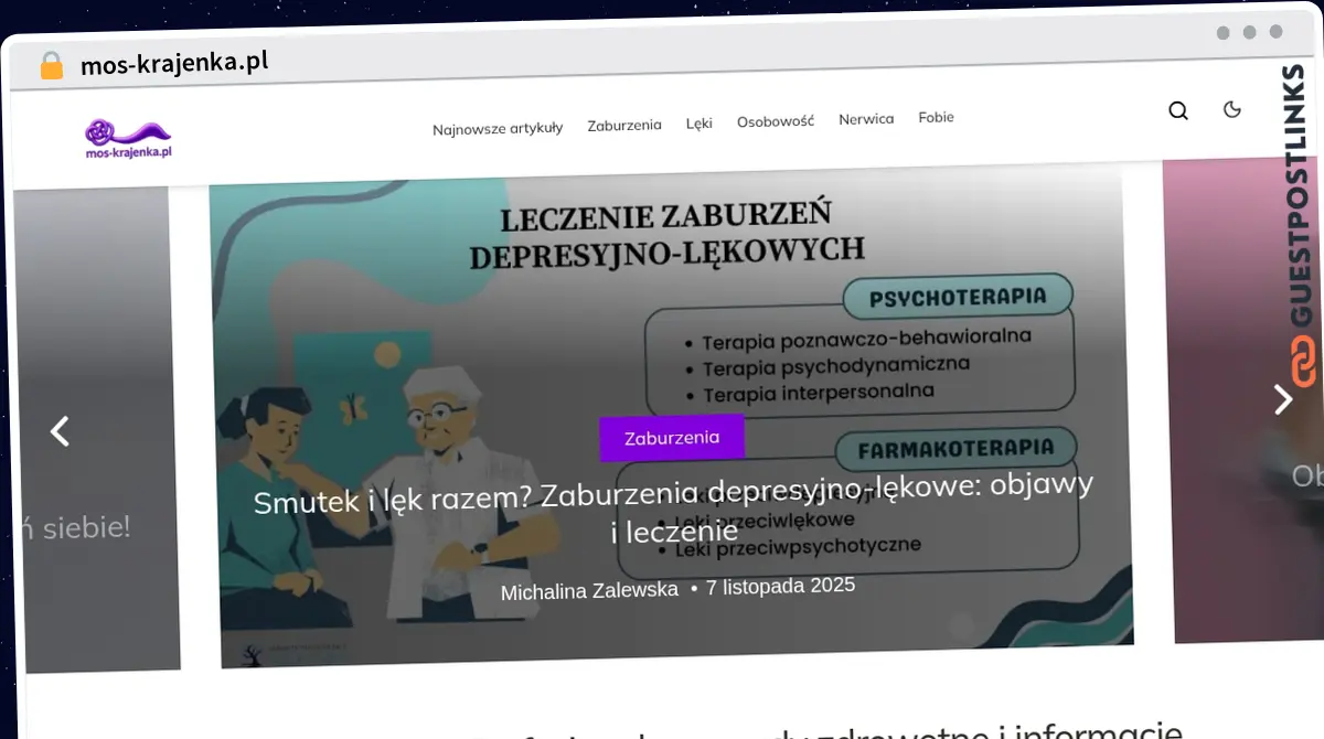 Publish Guest Post on mos-krajenka.pl