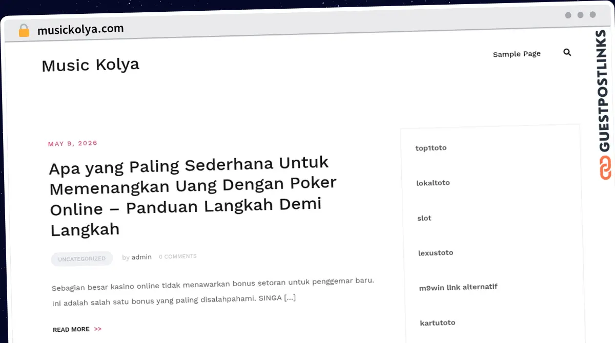 Publish Guest Post on musickolya.com