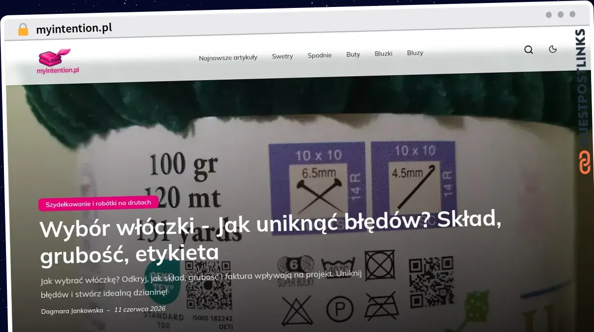 Publish Guest Post on myintention.pl
