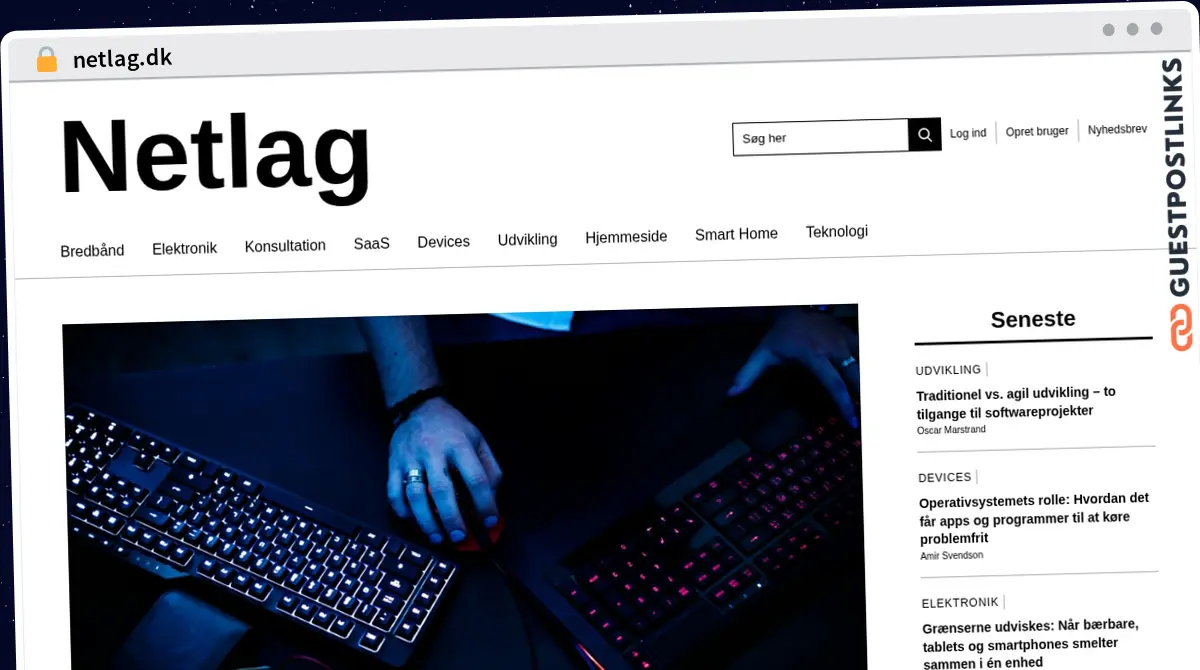 Publish Guest Post on netlag.dk