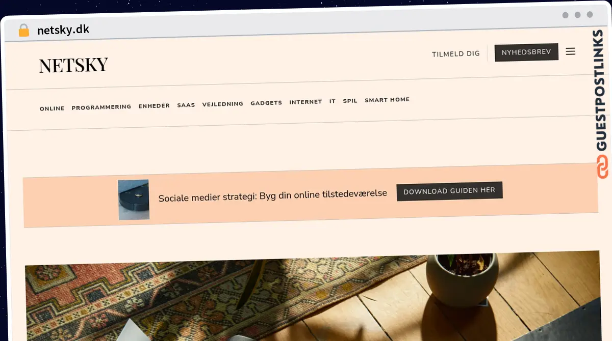 Publish Guest Post on netsky.dk