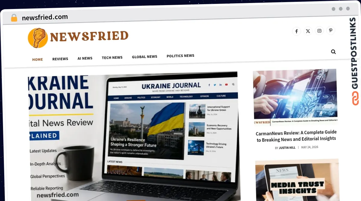 Publish Guest Post on newsfried.com