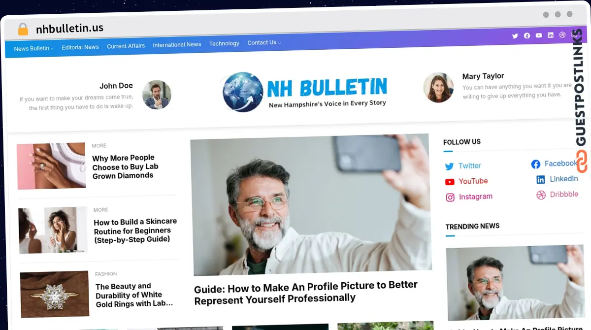 Publish Guest Post on nhbulletin.us