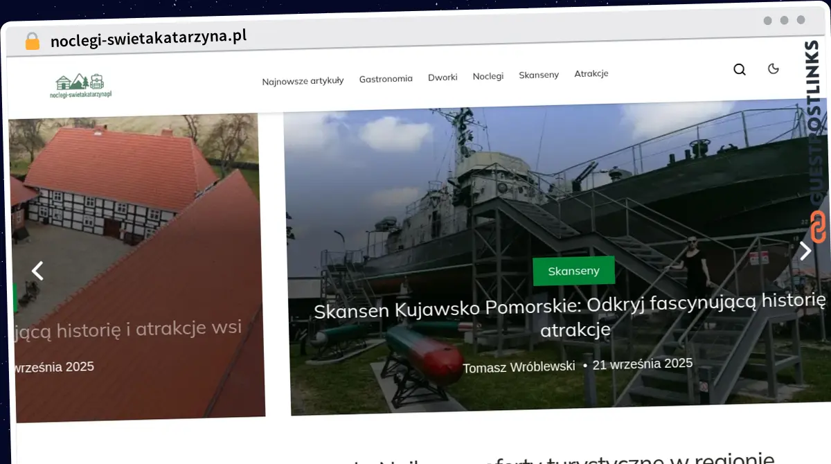 Publish Guest Post on noclegi-swietakatarzyna.pl