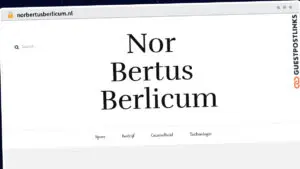 Publish Guest Post on norbertusberlicum.nl