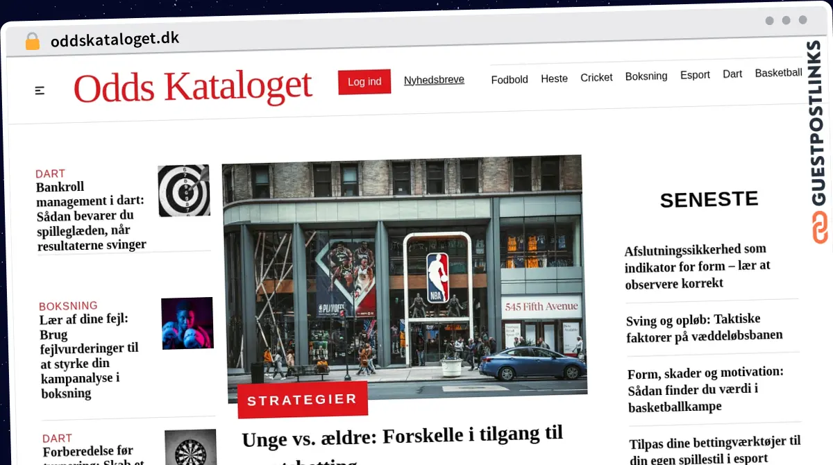 Publish Guest Post on oddskataloget.dk