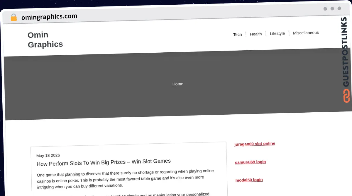 Publish Guest Post on omingraphics.com