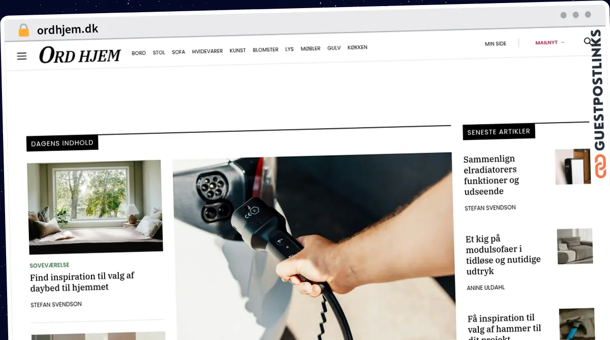 Publish Guest Post on ordhjem.dk