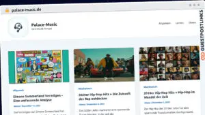 Publish Guest Post on palace-music.de