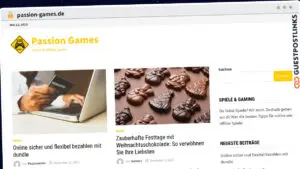 Publish Guest Post on passion-games.de