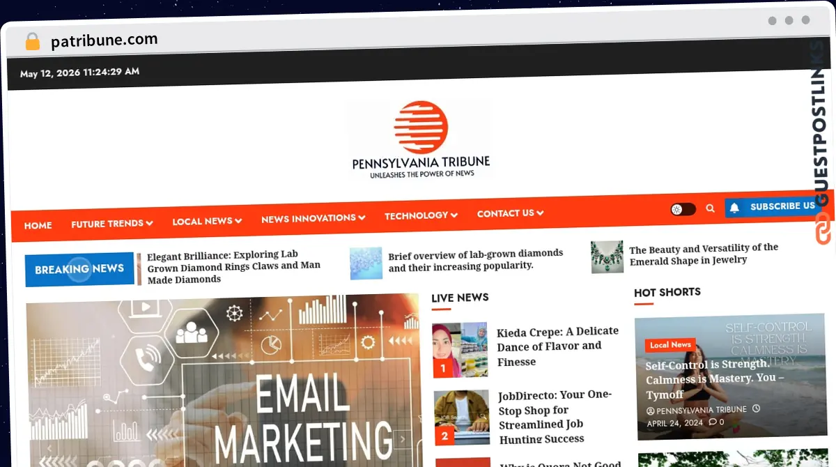 Publish Guest Post on patribune.com
